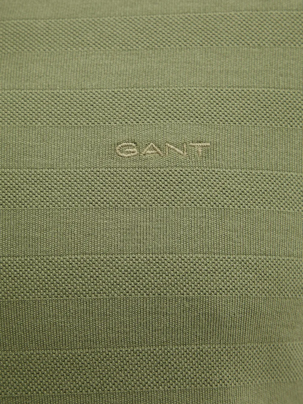 Gant Gestreept poloshirt Groen