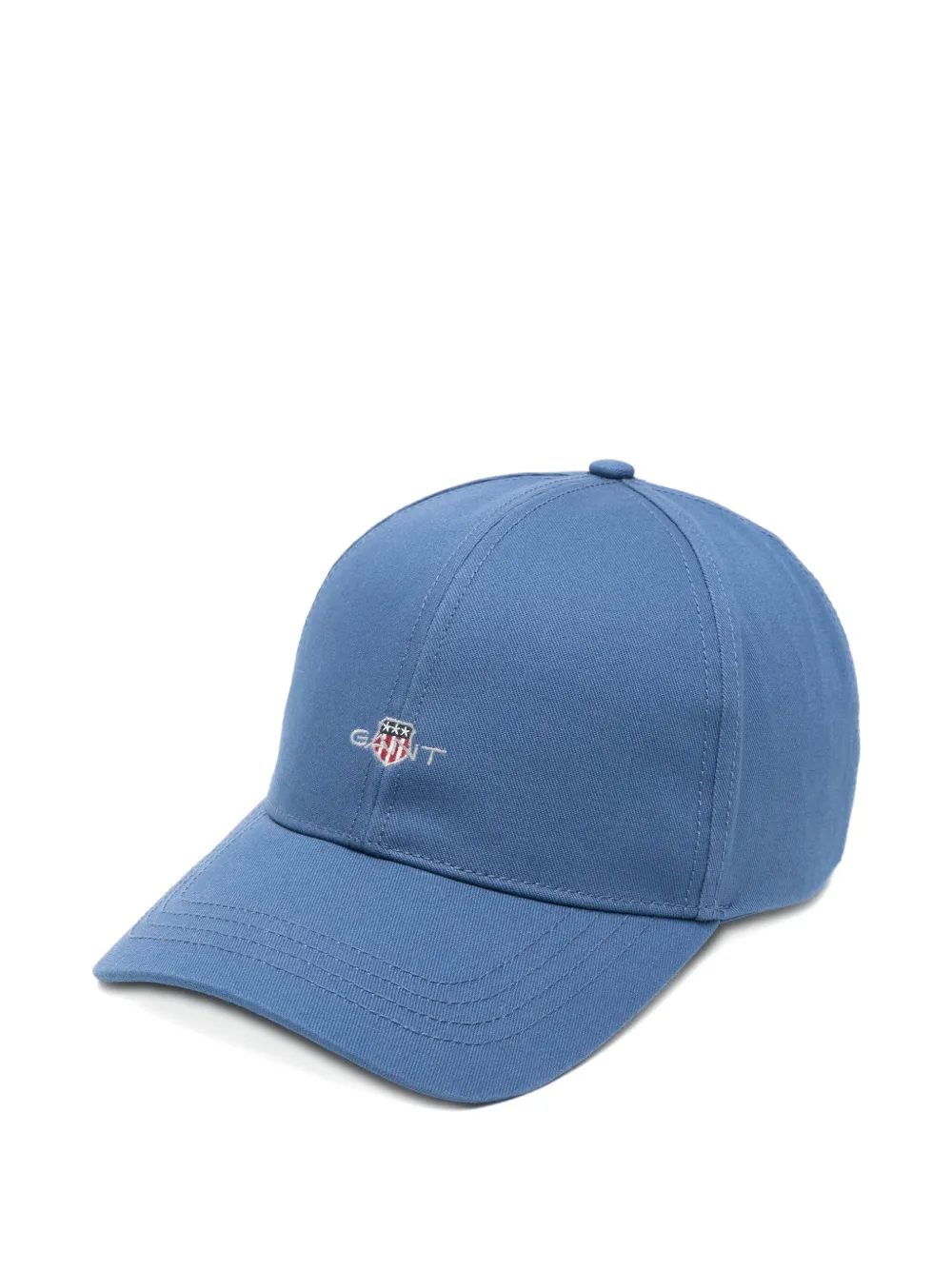 Gant logo-embroidered baseball cap - Blau