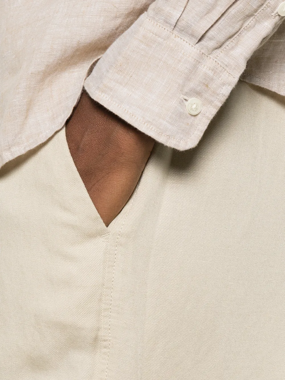 Gant Straight broek Beige