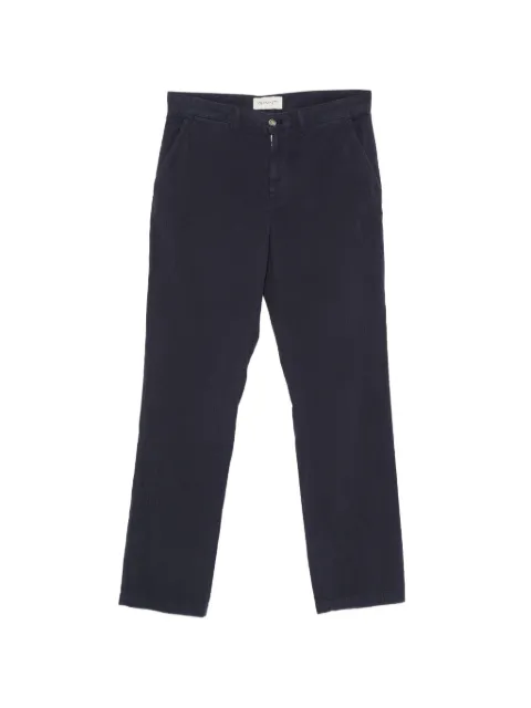 Gant seersucker-texture trousers