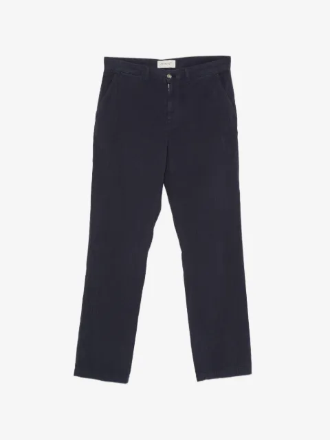 Gant seersucker-texture trousers