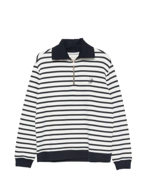 Gant striped quarter-zip sweatshirt