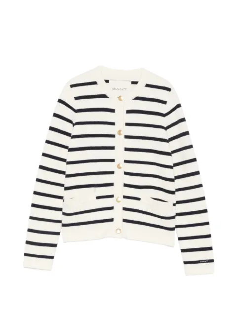 Gant striped button-up cardigan