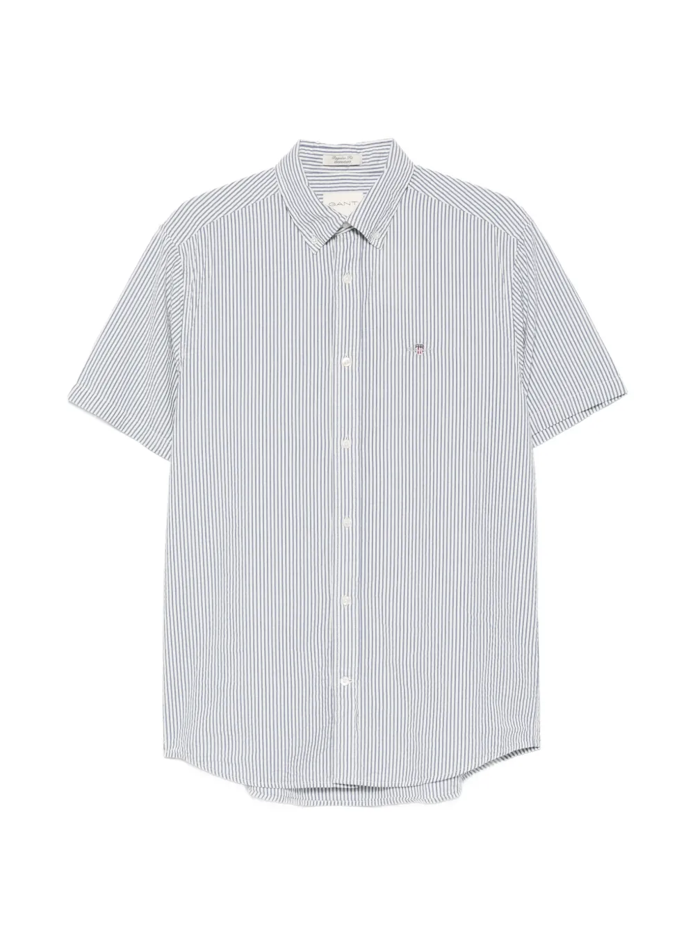 Gant striped short-sleeve shirt - Blu