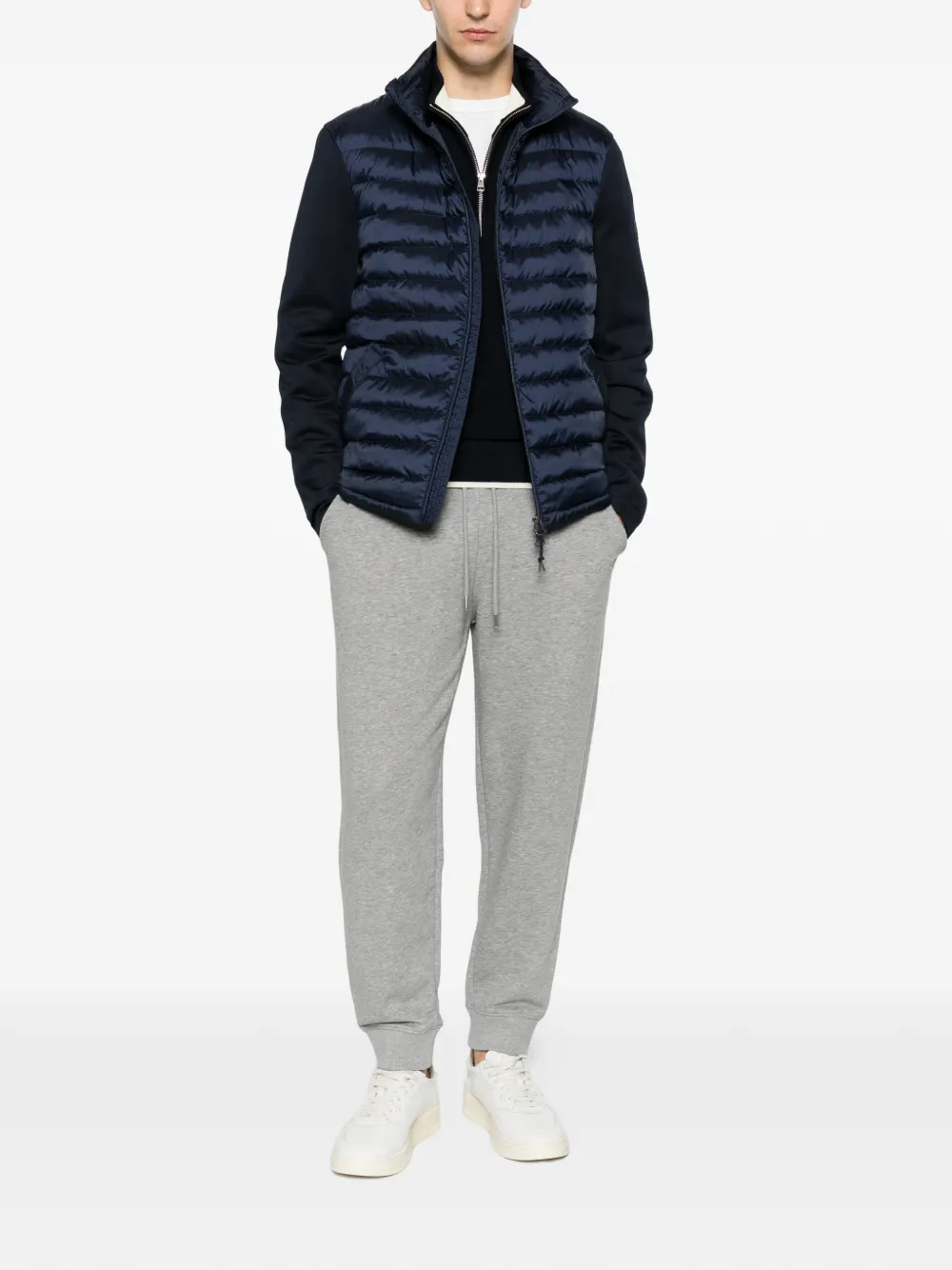 Gant Hybrid gewatteerd jack Blauw