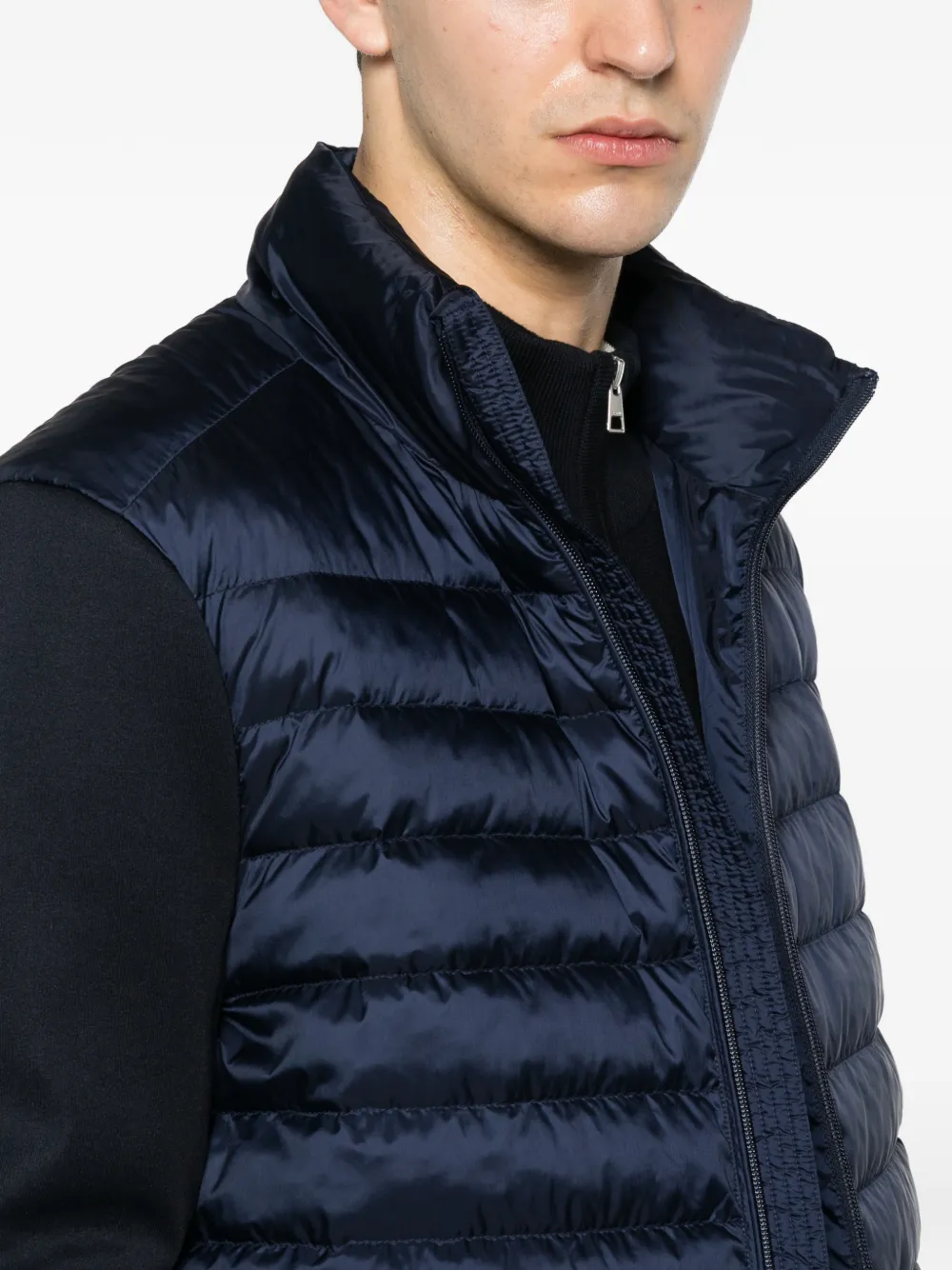 Gant Hybrid gewatteerd jack Blauw