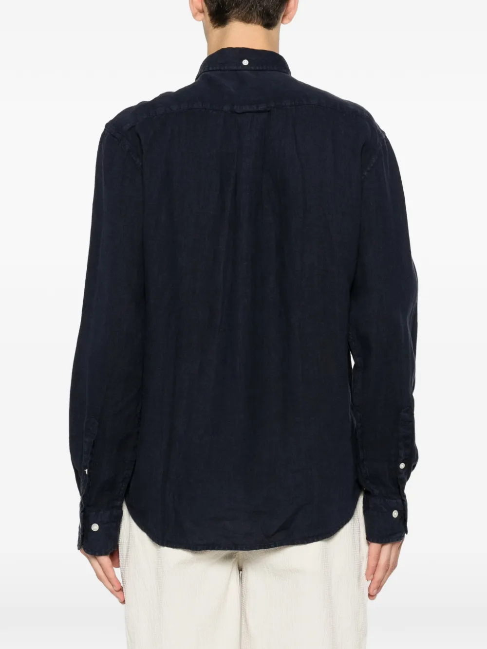 Gant Button-down oervhemd met borstzak Blauw