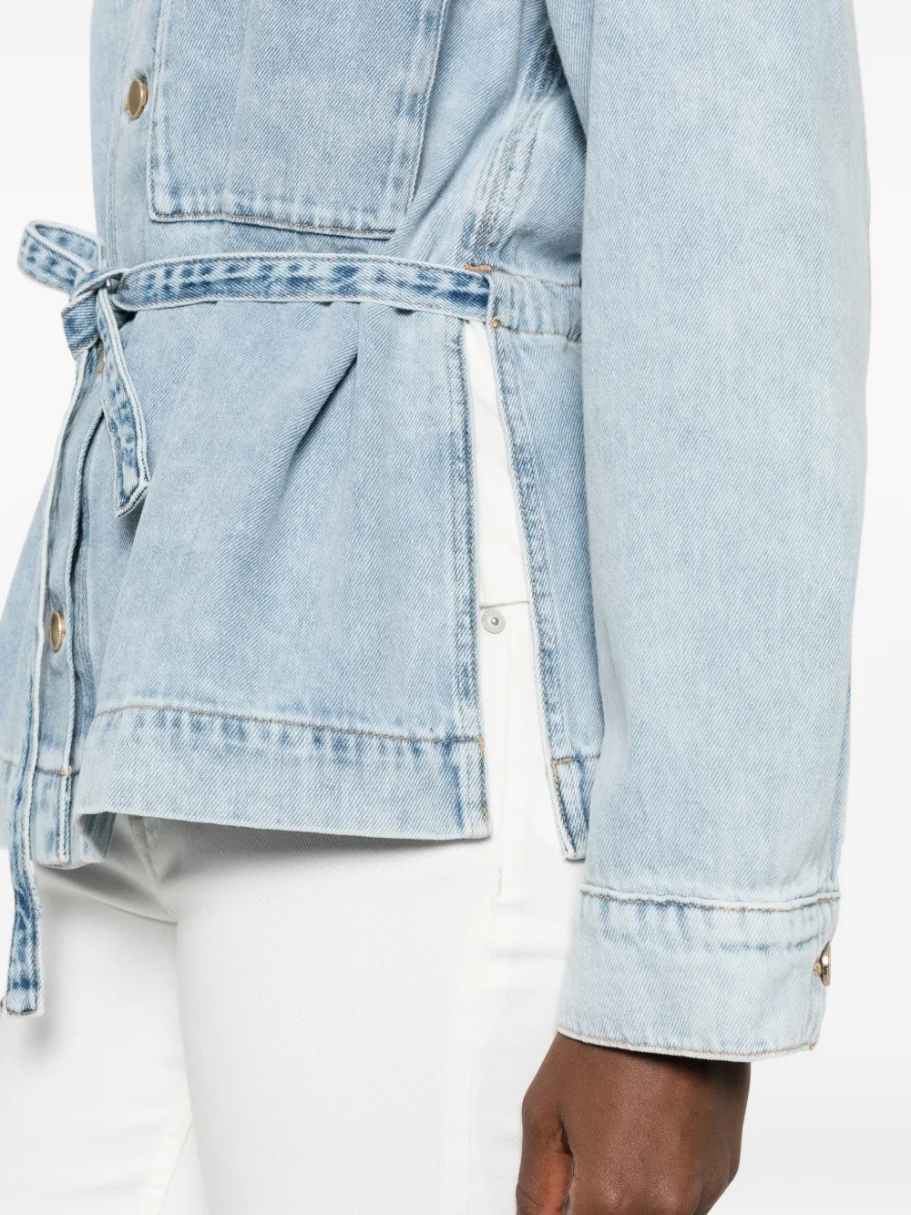 Gant Button-up denim jack Blauw