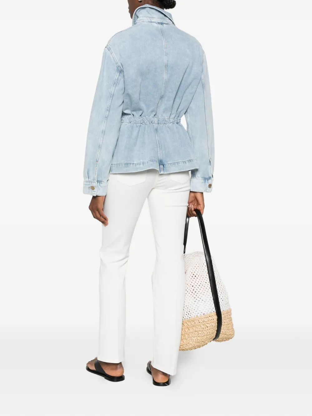 Gant Button-up denim jack Blauw
