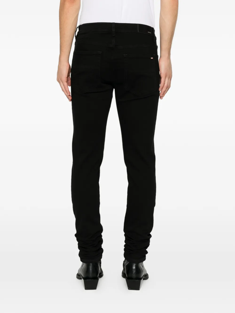 AMIRI Jeans met gestapelde zoom Zwart