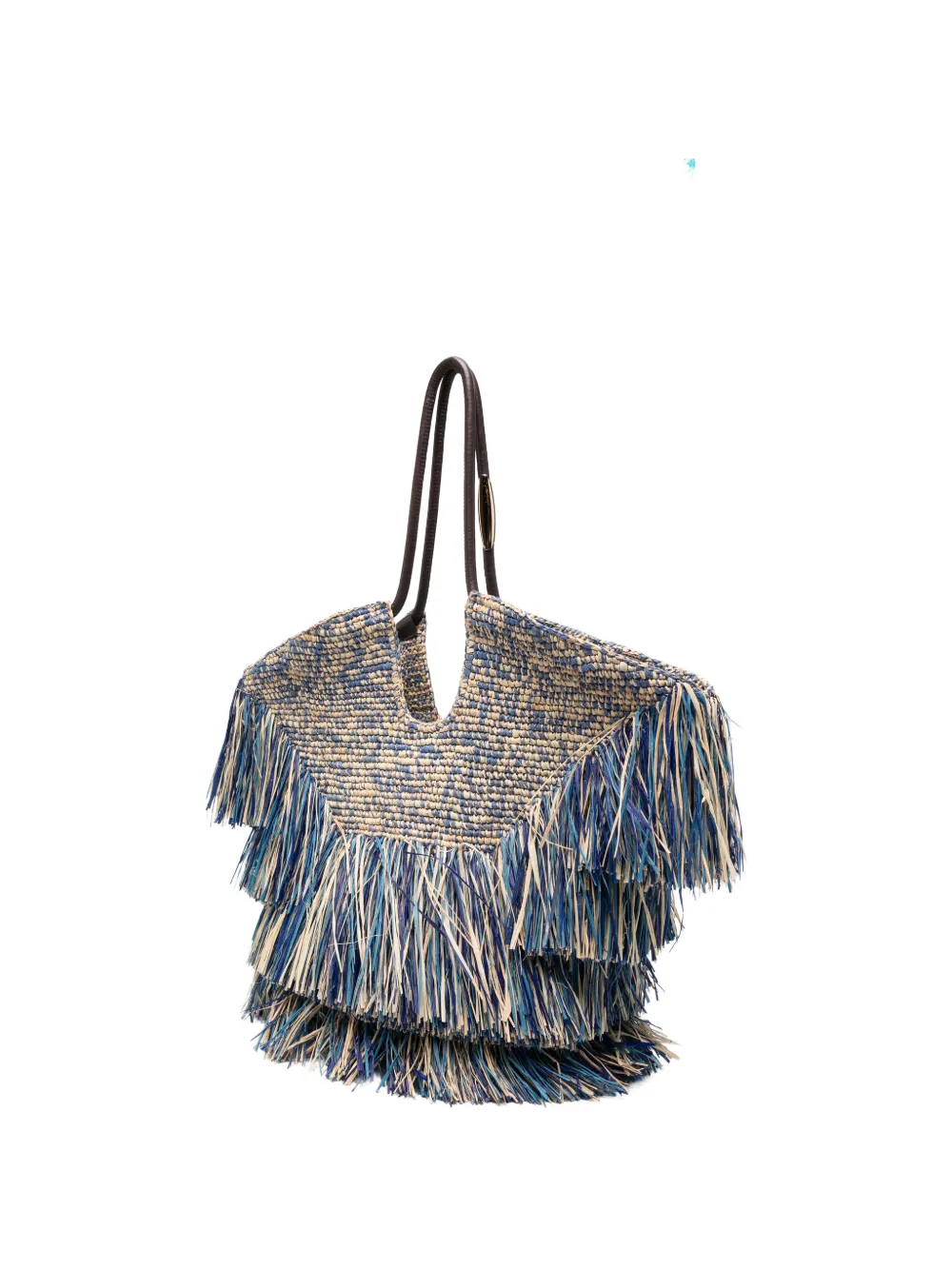 ZIMMERMANN Medium Goldentime shopper met franje Beige