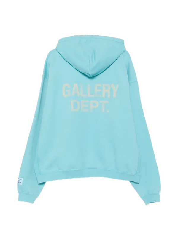 GALLERY DEPT. ロゴプリント ペイント パーカー | ブルー | FARFETCH JP