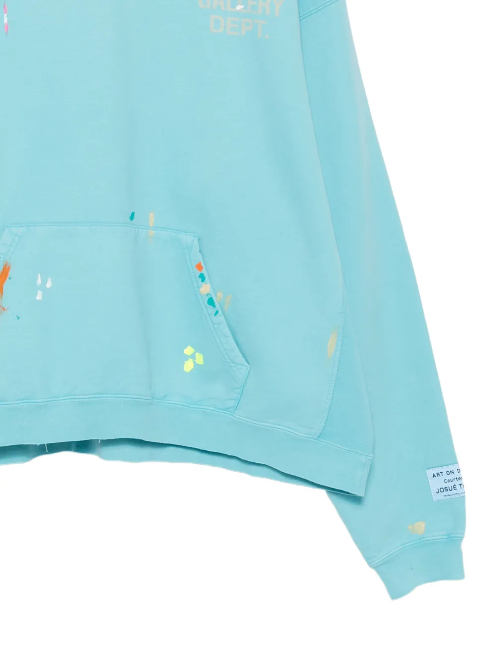 GALLERY DEPT. Hoodie met logoprint Blauw