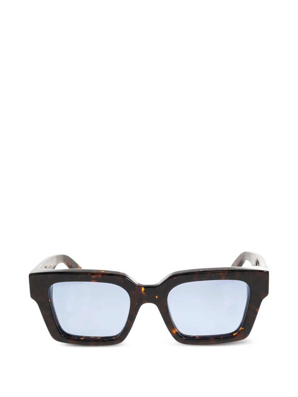 Off-White Eyewear tortoiseshell-effect square-frame sunglasses - Marrone