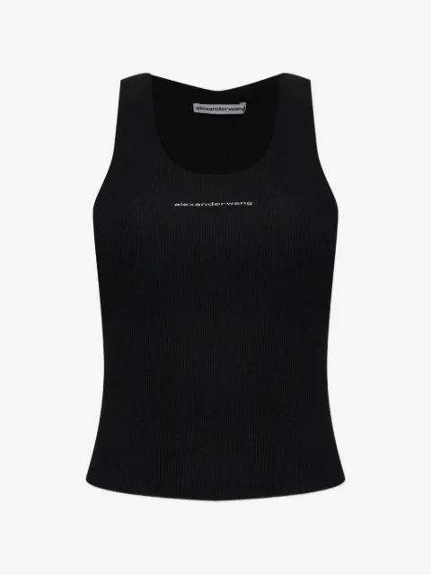 Alexander Wang Regata canelada com logo