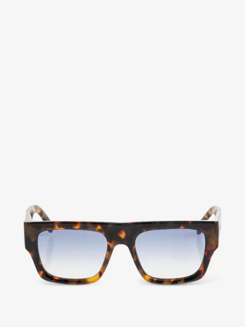 Palm Angels Eyewear 톨토이즈셸 이펙트 직사각 프레임 선글라스
