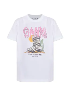 GANNI x Disney Graphic T-shirt | White | FARFETCH