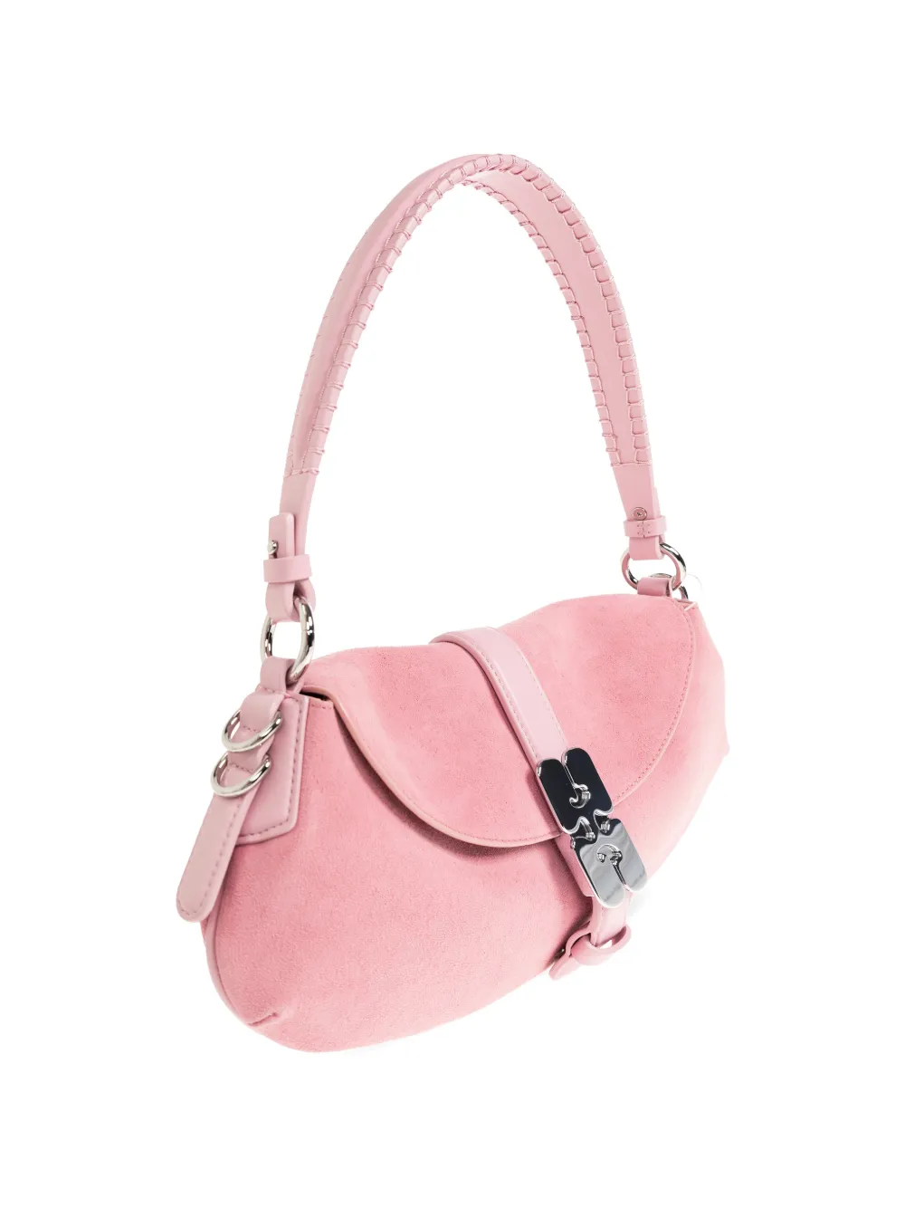 GANNI Butterfly shopper Roze