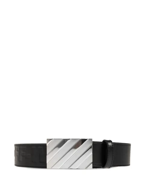 Off-White diagonal buckle belt