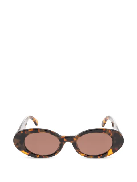 Palm Angels Eyewear tortoiseshell-effect round-frame sunglasses