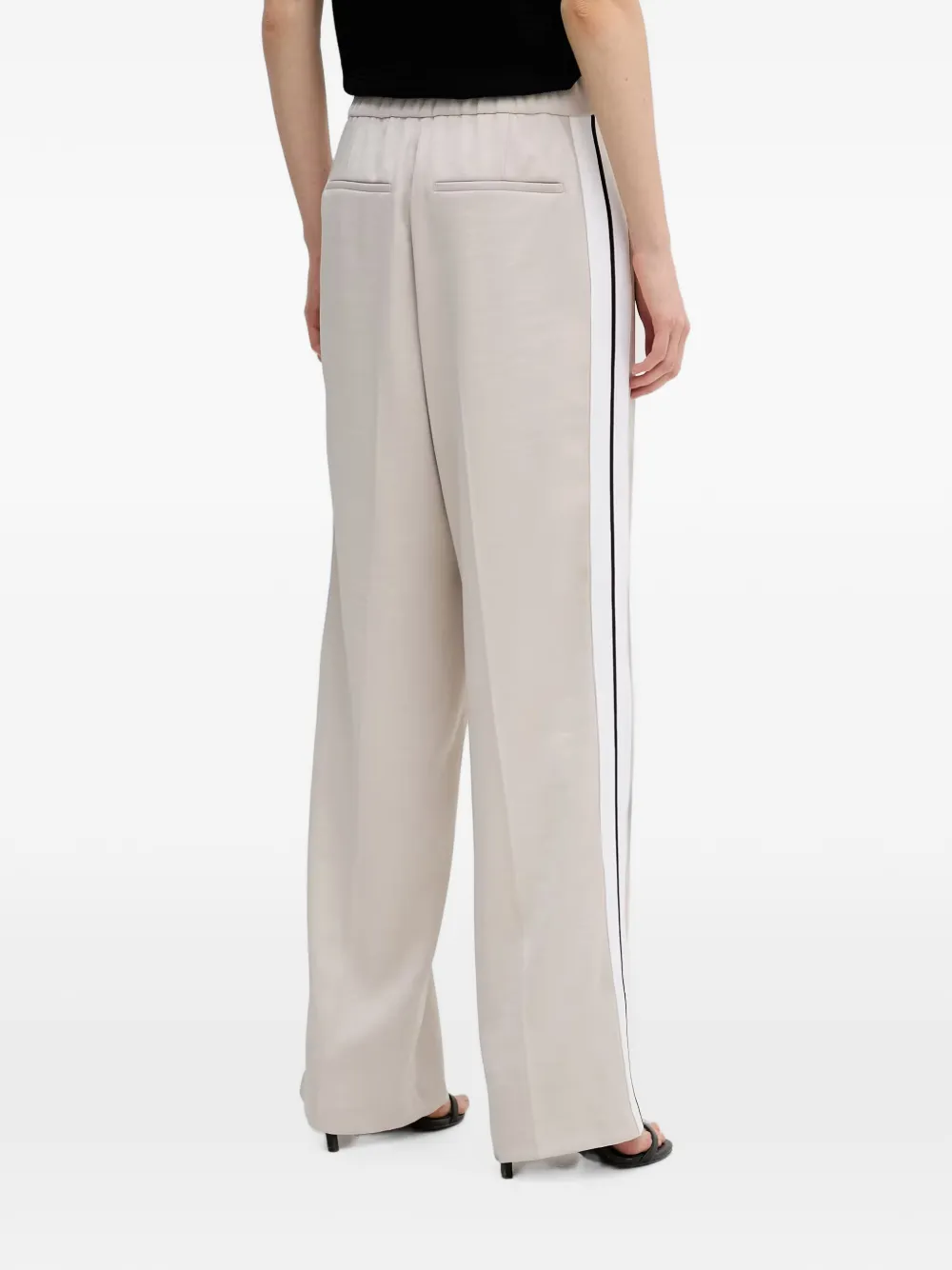 Marc Aurel Trainingsbroek met zijstreep Beige