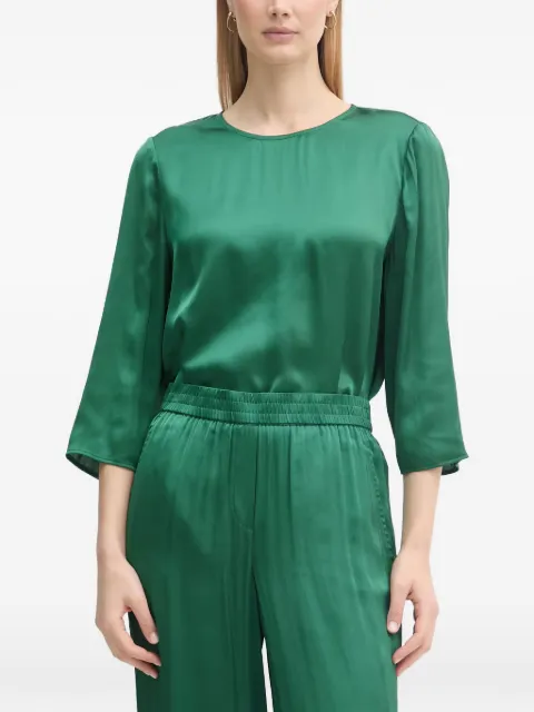 Marc Aurel satin-finish blouse
