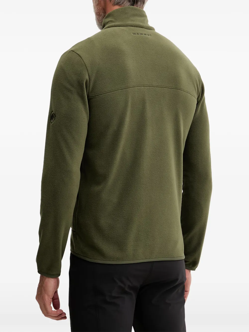 Mammut Innominata Light ML jack met geborduurd logo en rits Groen