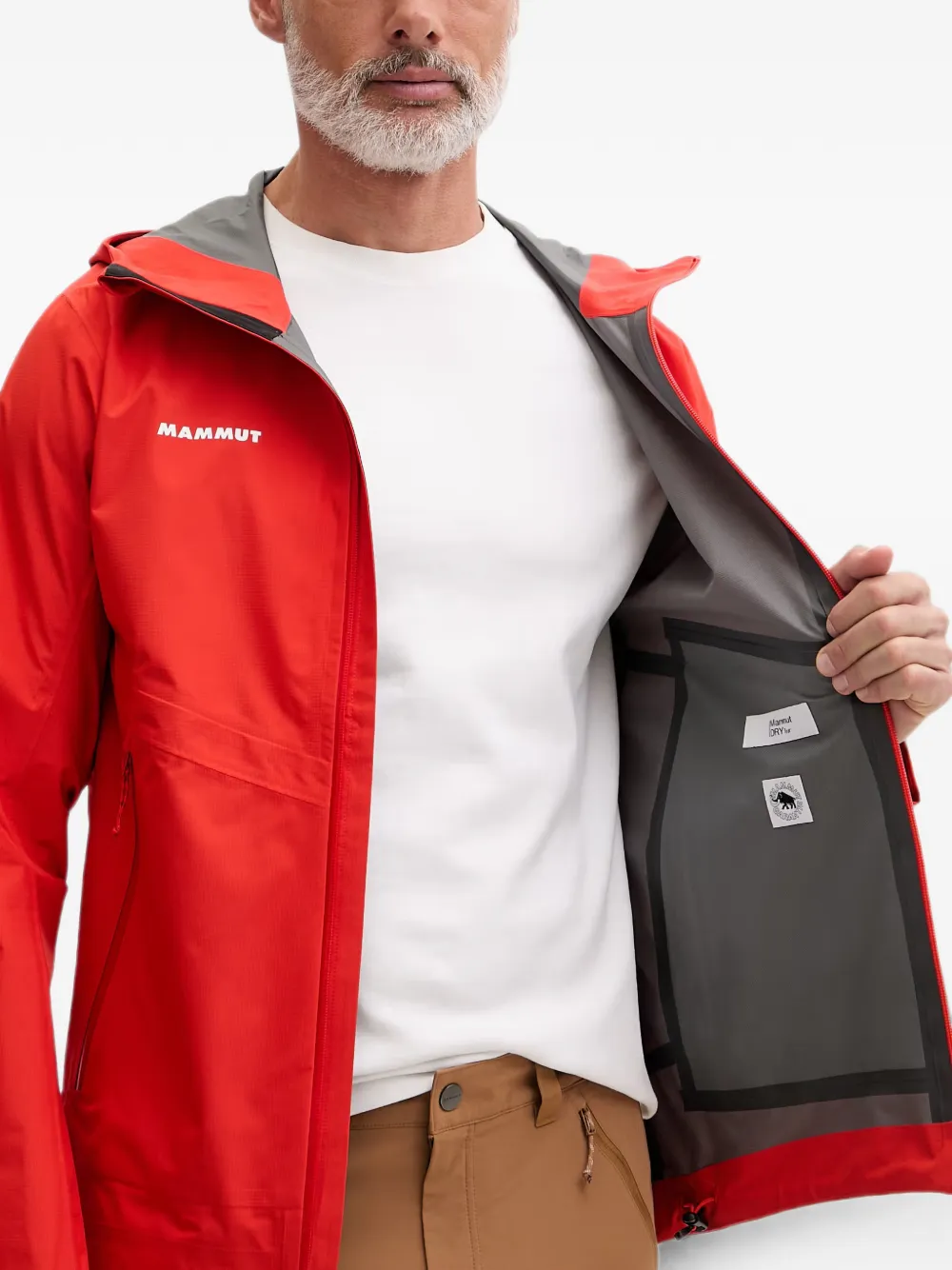 Mammut Alto Light HS jack met capuchon en rits Rood