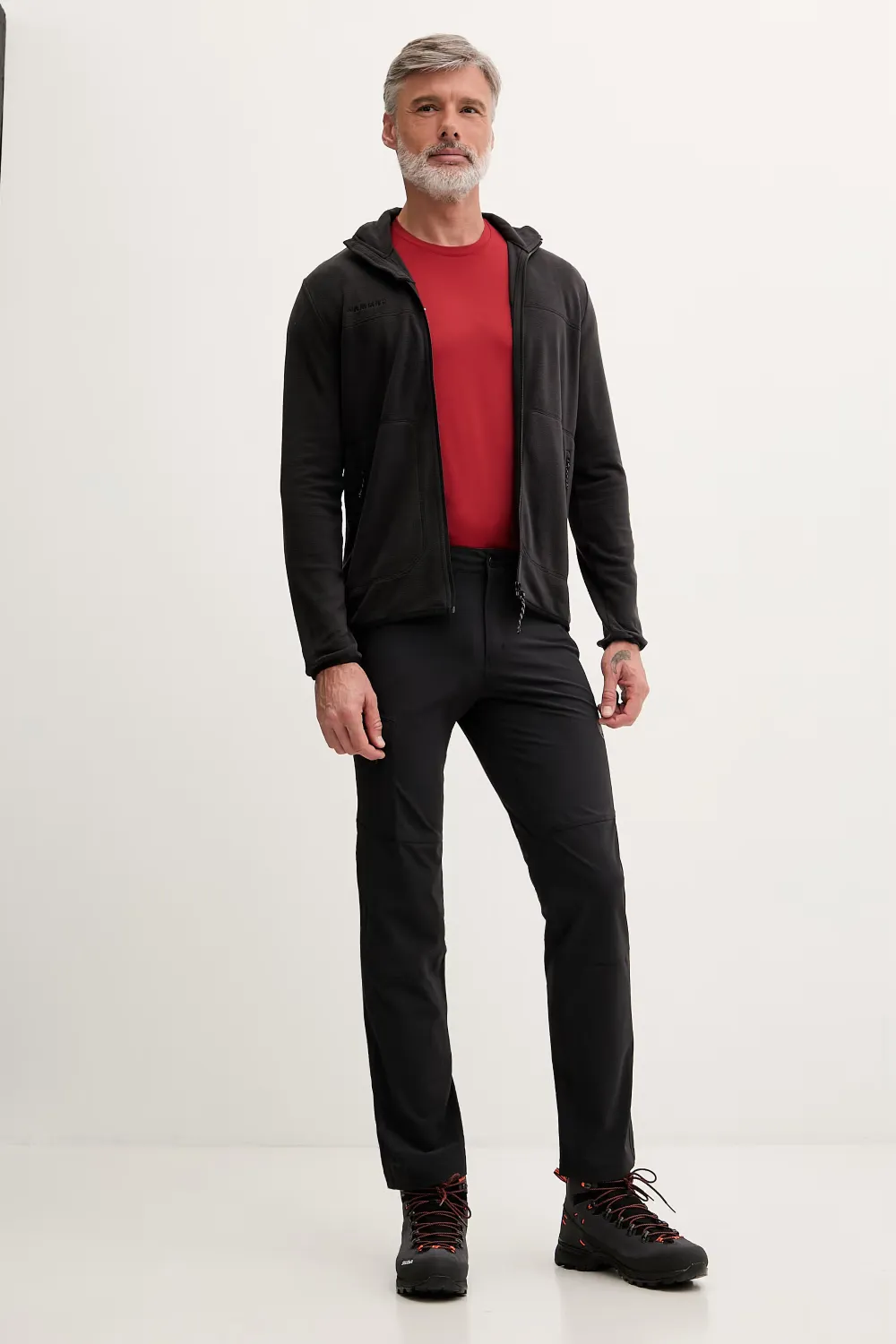 Mammut Innominata Light ML fleece jack met rits Zwart