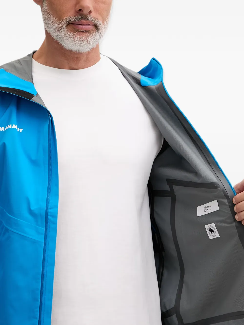 Mammut Alto Light HS jack met capuchon Blauw