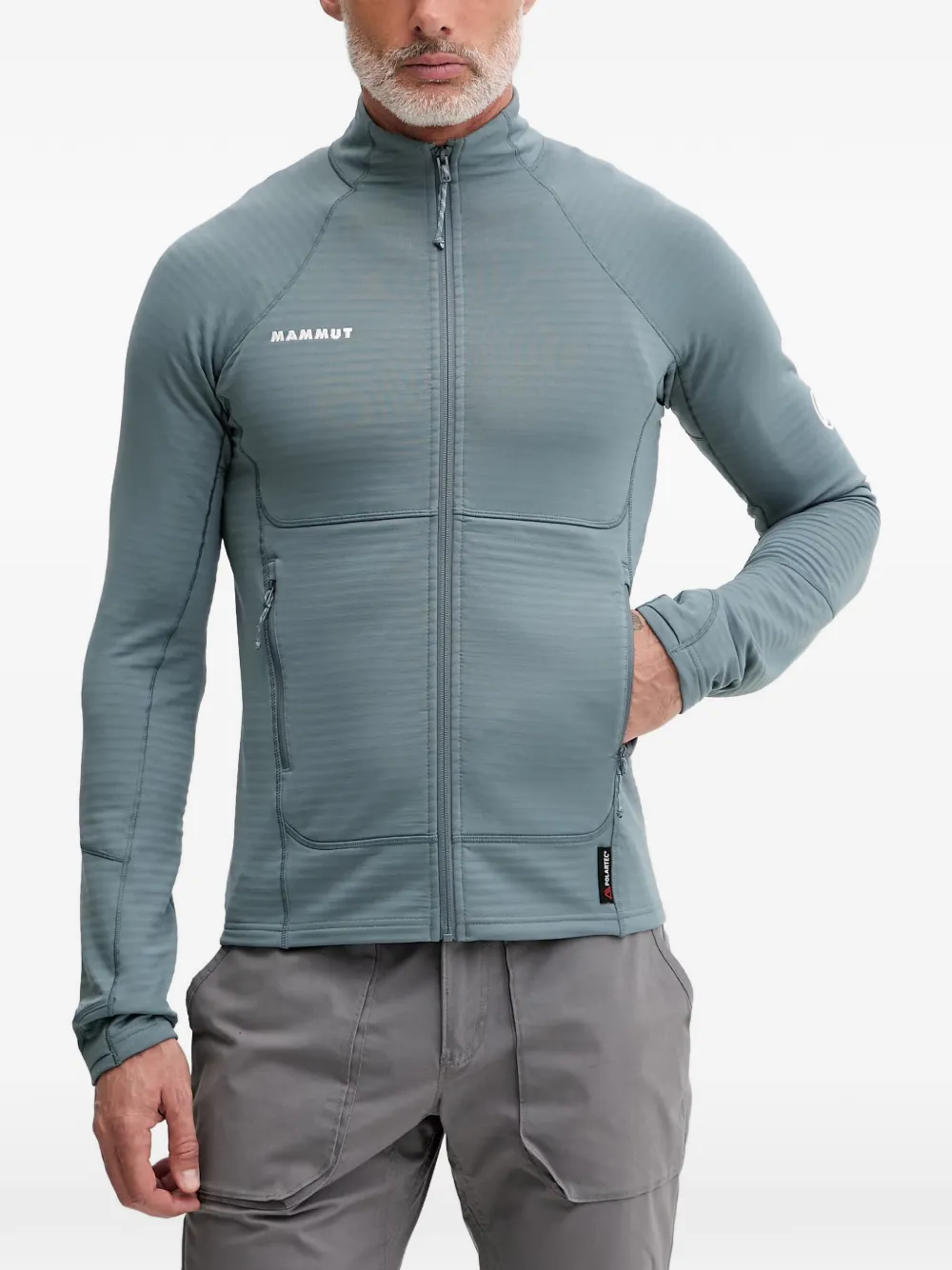Mammut Taiss ML logo-print zip-up sweatshirt - Blu