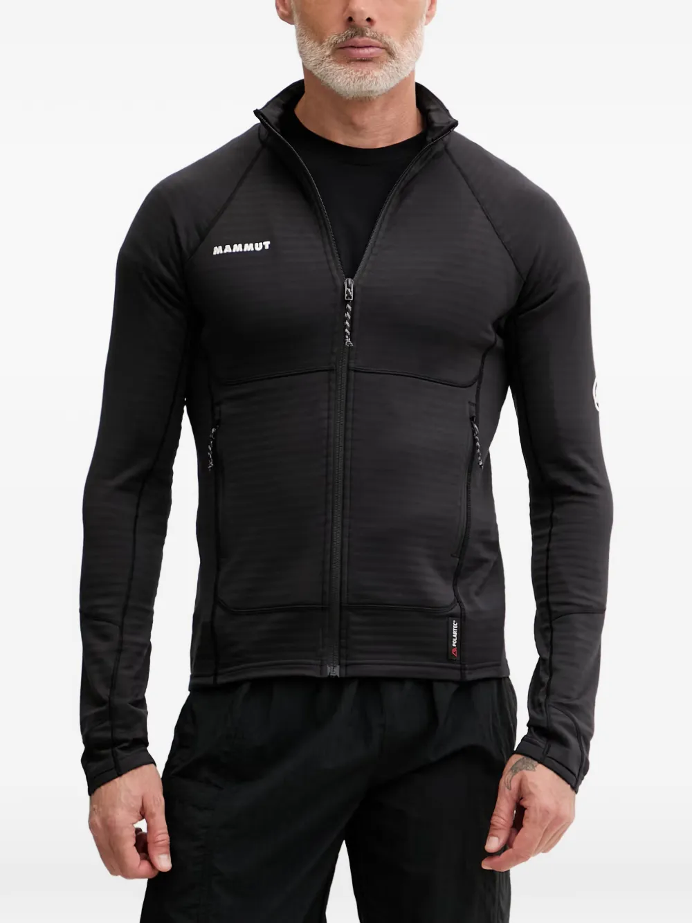 Mammut Taiss ML logo-print performance sweatshirt - Schwarz
