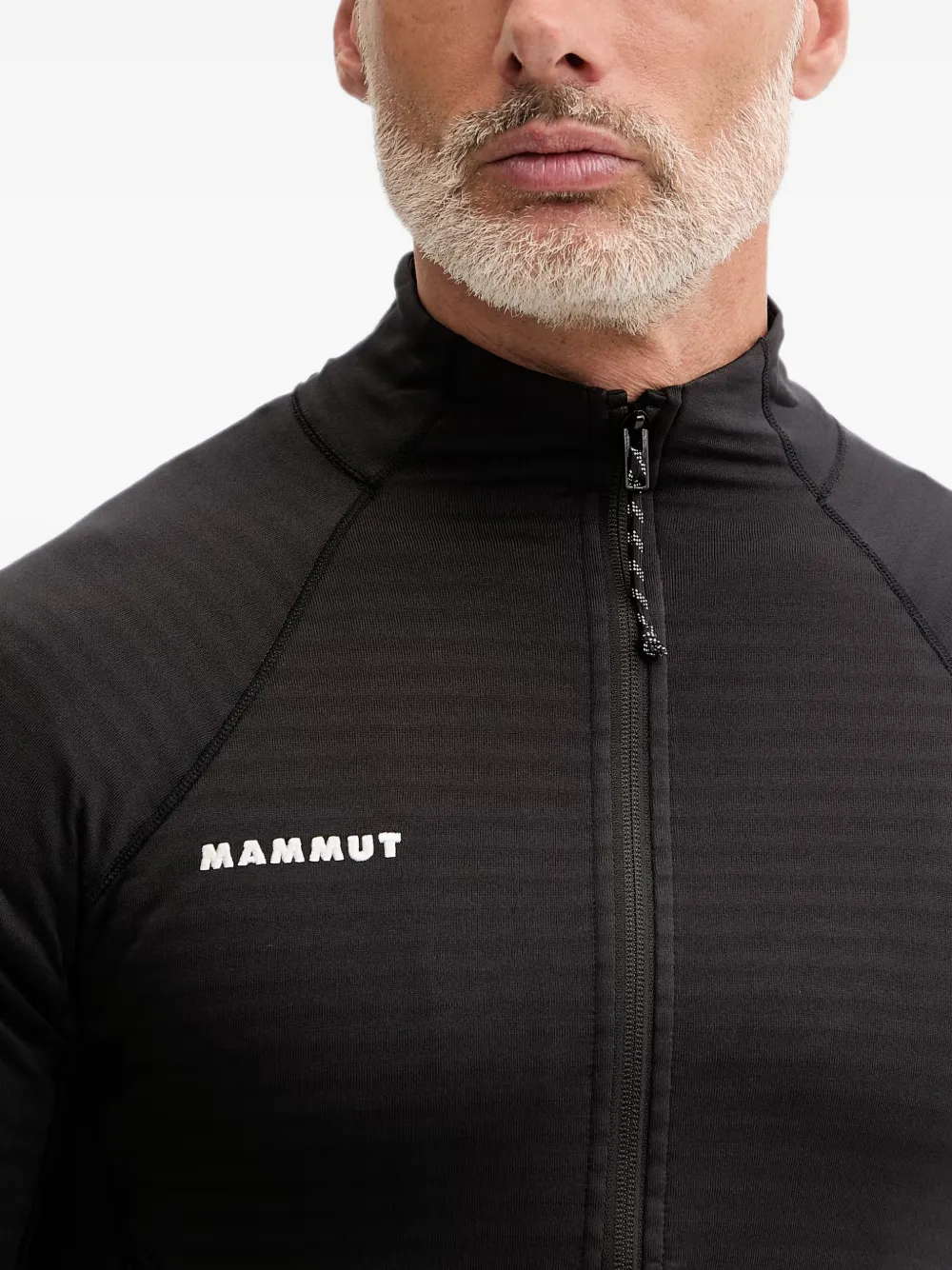 Mammut Taiss ML performance sweater met logo-print Zwart
