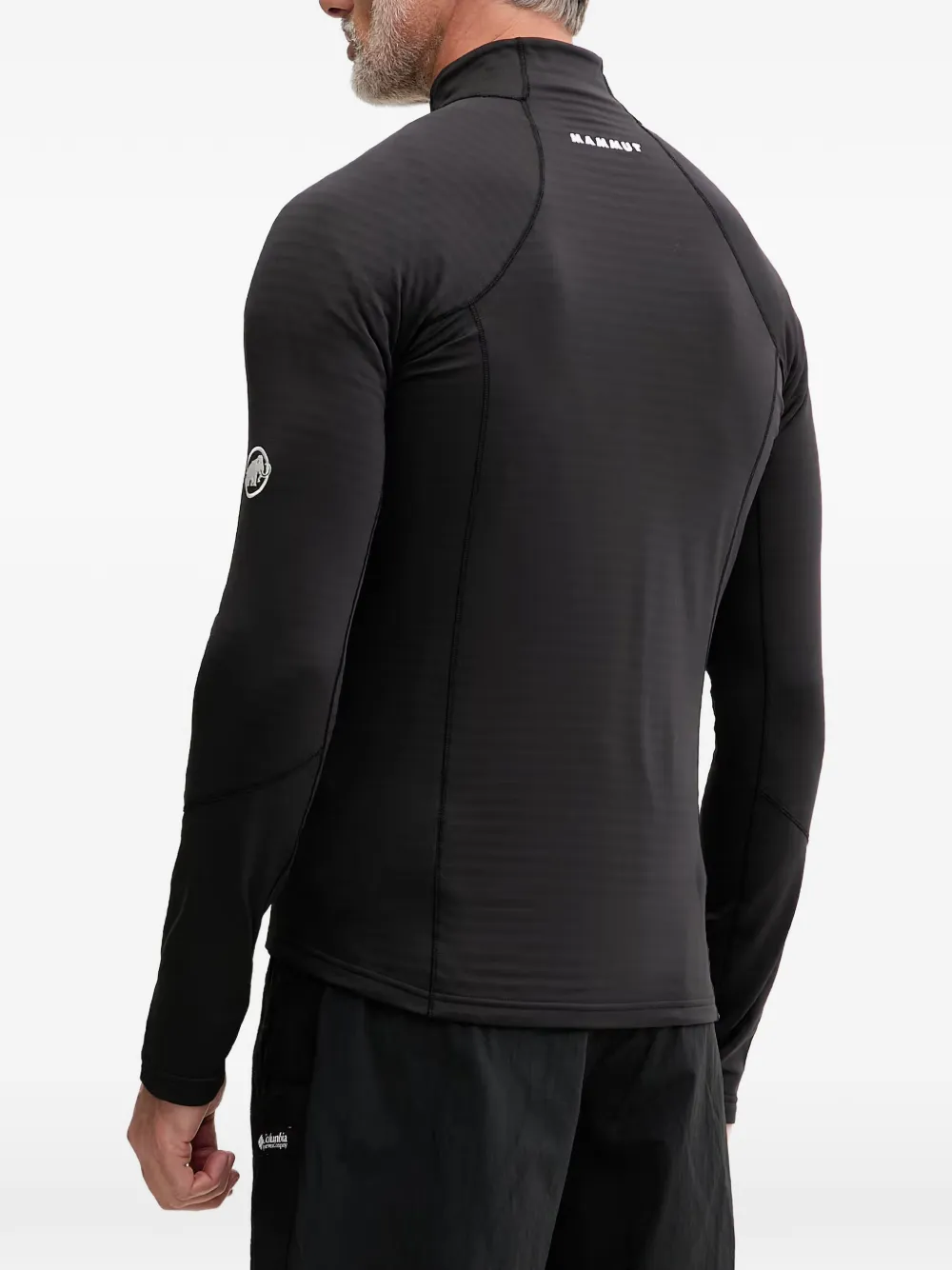 Mammut Taiss ML performance sweater met logo-print Zwart