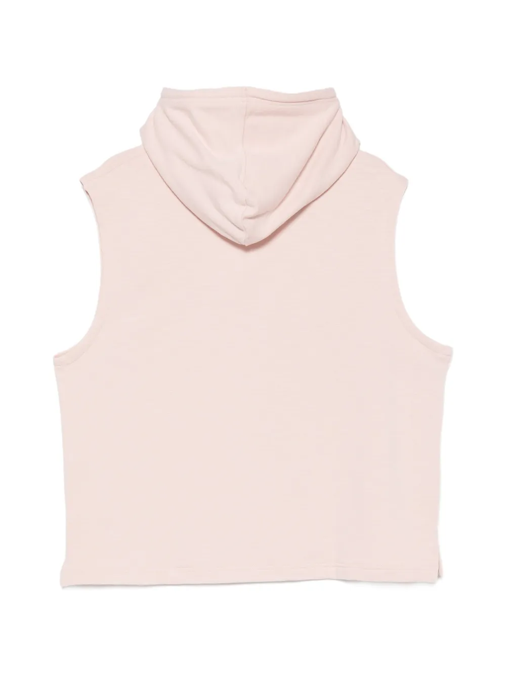 BOSS Mouwloze hoodie met logopatch Roze