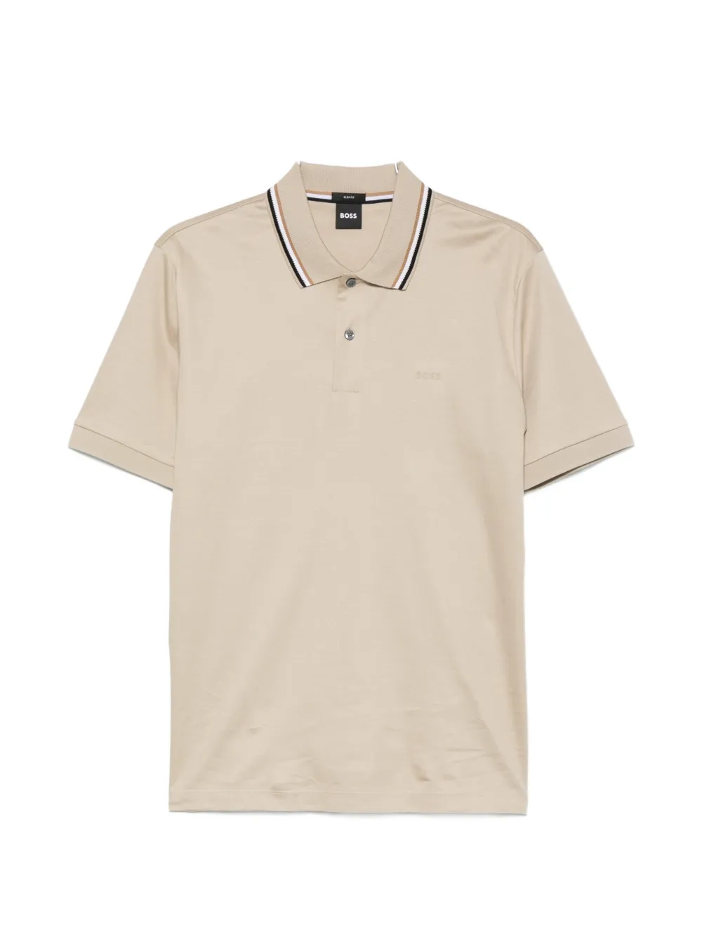 BOSS Penrose 38 tipped-collar polo shirt - Nude