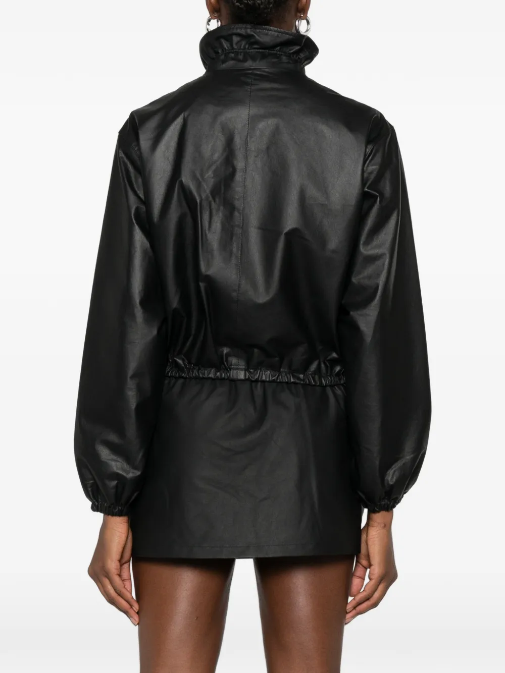 Alexander Wang Leren jack met rits Zwart