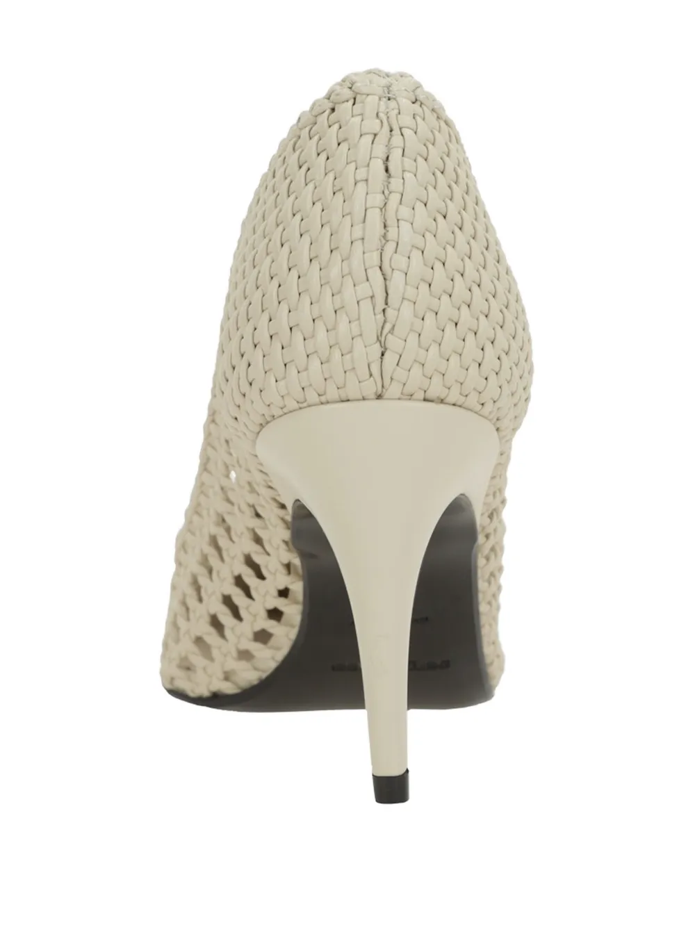 Sergio Rossi woven bow-detail pumps Beige