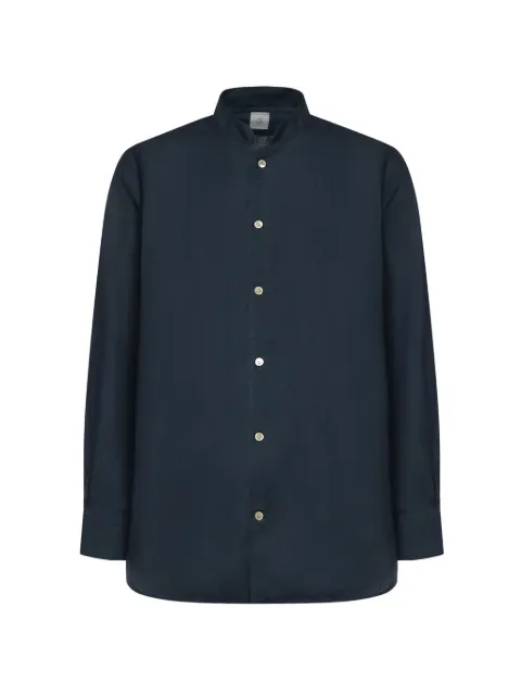 Eleventy mandarin-collar long-sleeve shirt