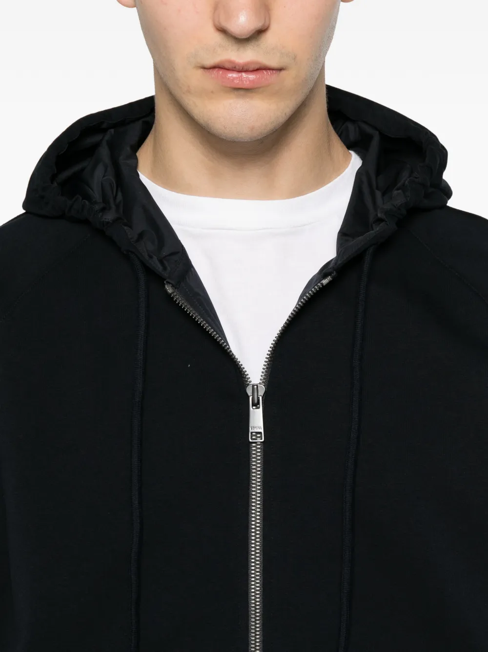 Zegna Hoodie van katoen-jerseymix Blauw