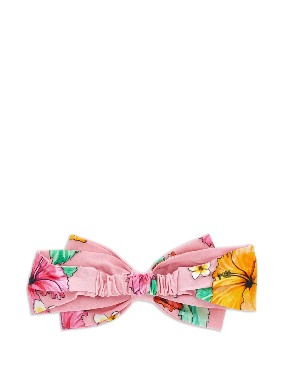  Monnalisa Diadema Con Motivo Floral Y Lazo - Rosa 