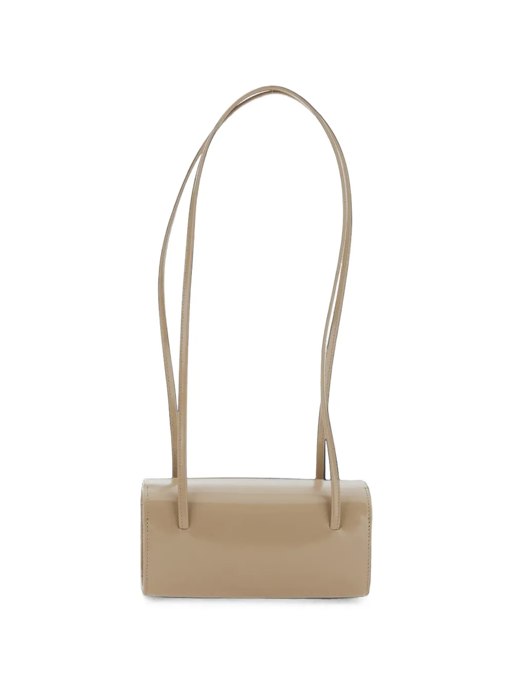 Fane Mie Patent Leather Mini Bag In Neutrals