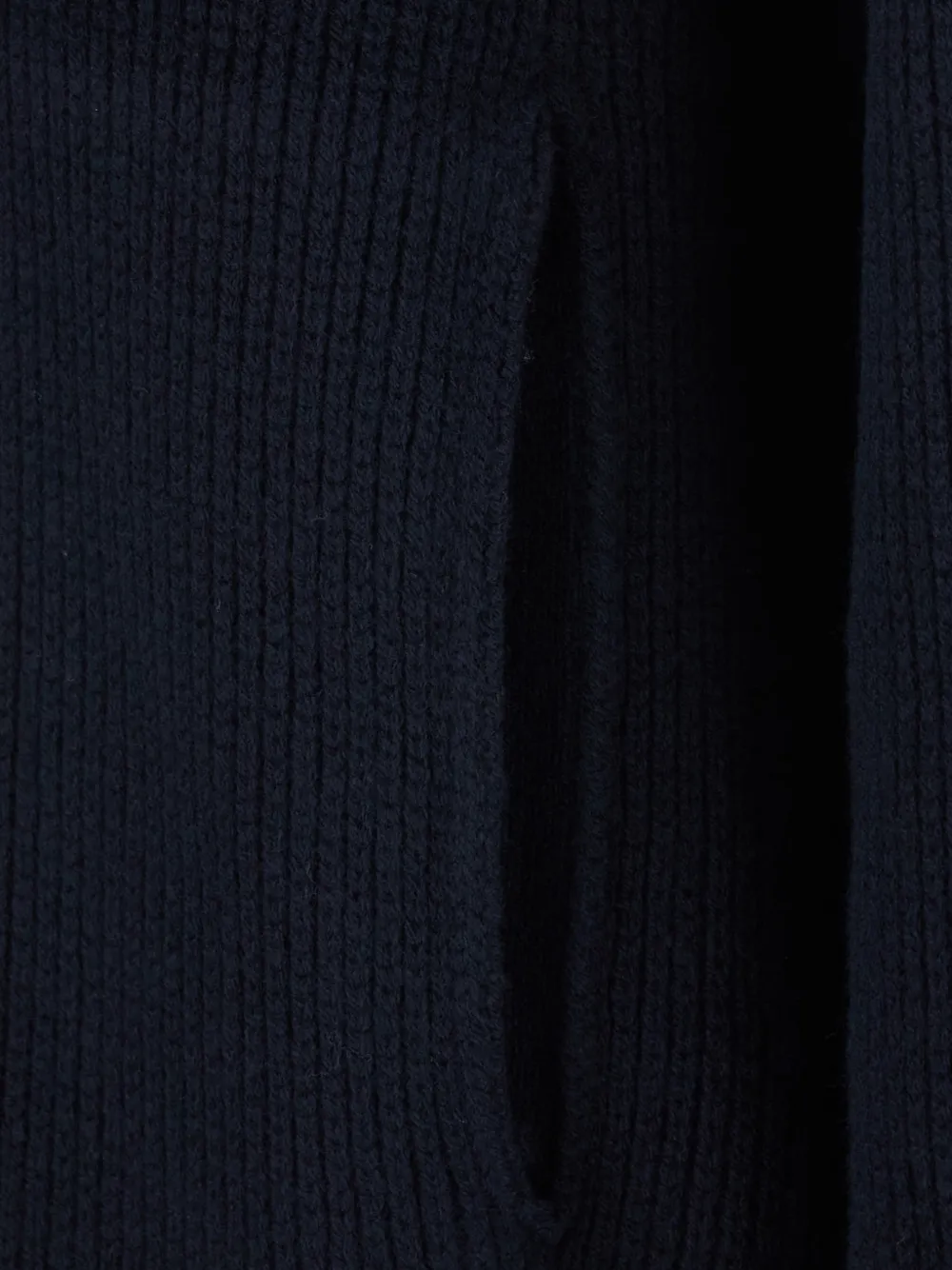 Emporio Armani Ribgebreid vest Blauw