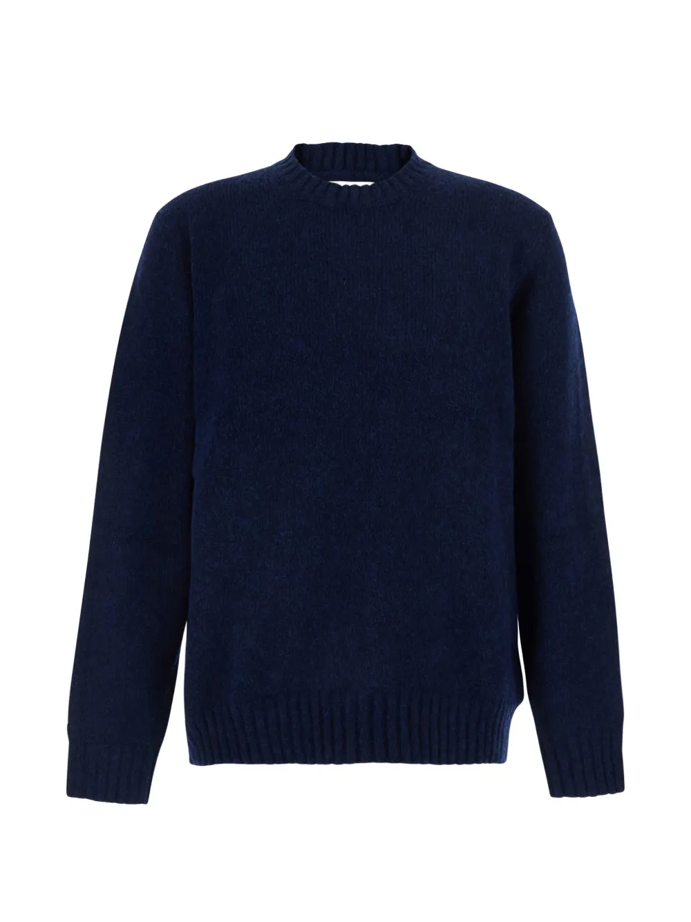 NN07 Lee ribbed-trim knitted sweater - Blu