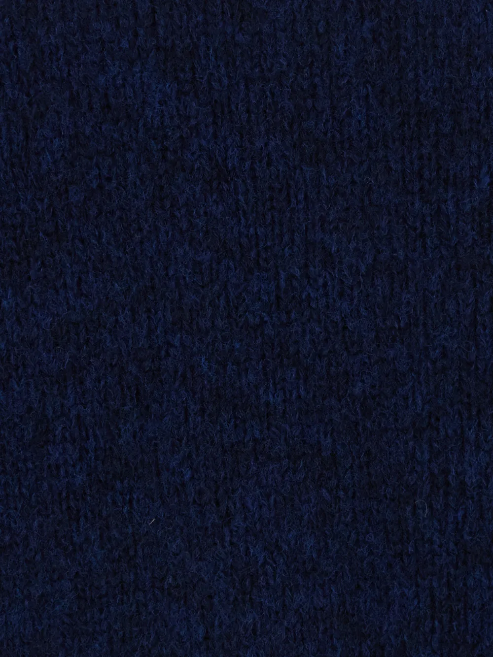 NN07 Lee gebreide trui met geribbelde afwerking Blauw
