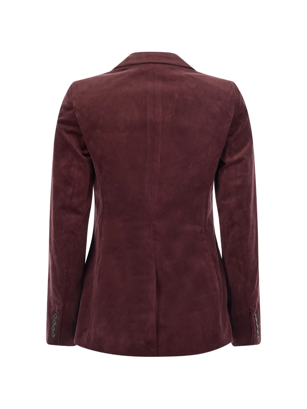 Lauren Ralph Lauren logo-patch corduroy blazer Rood