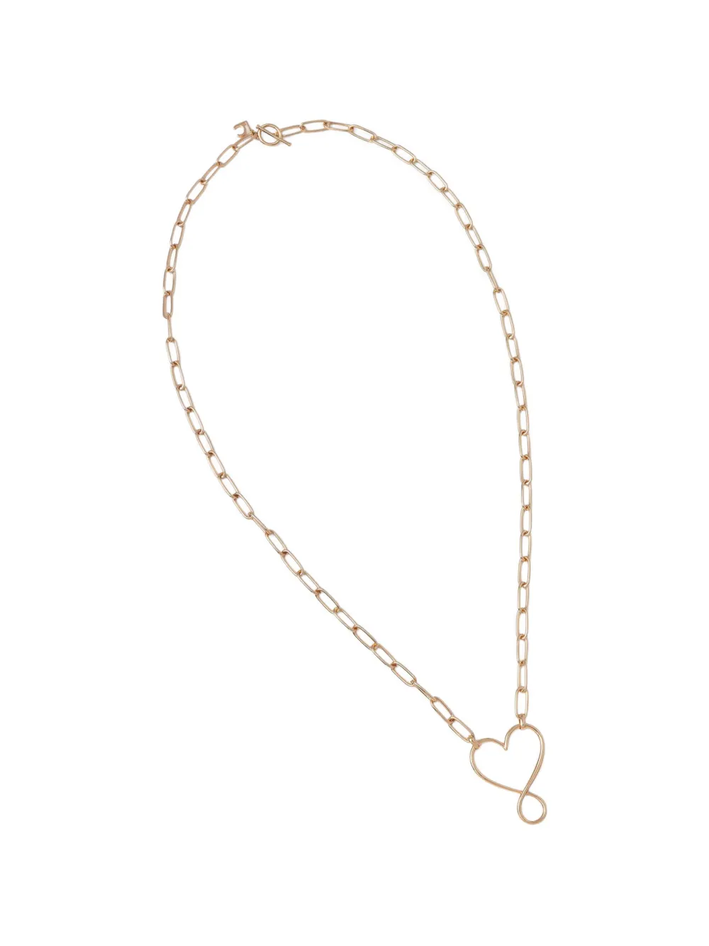 Lola Casademunt infinite-heart chain-link necklace - Oro