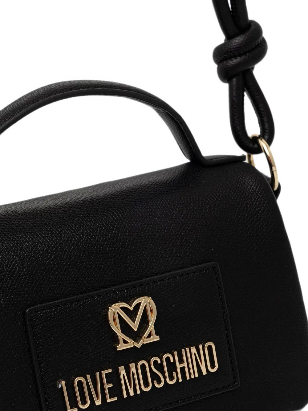 Love Moschino Heuptas met logoplakkaat Zwart