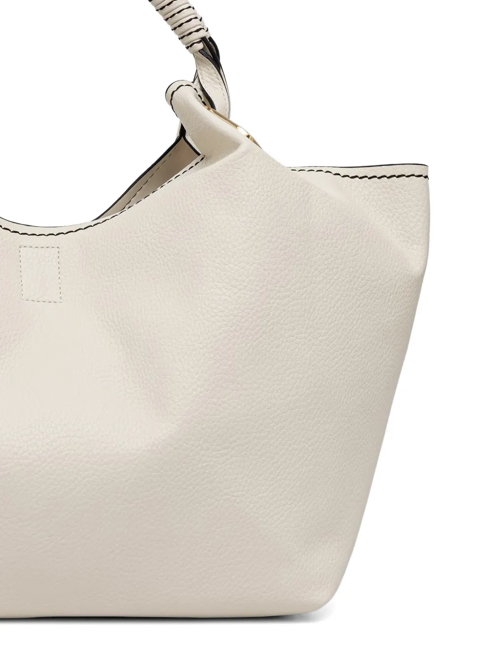 Lola Casademunt Shopper met gevlochten detail Wit