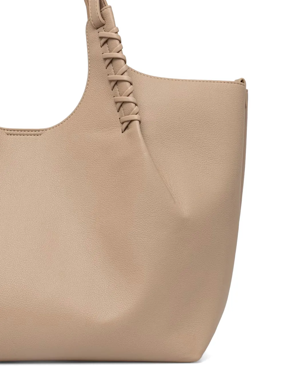 Love Moschino Shopper met logoplakkaat Beige